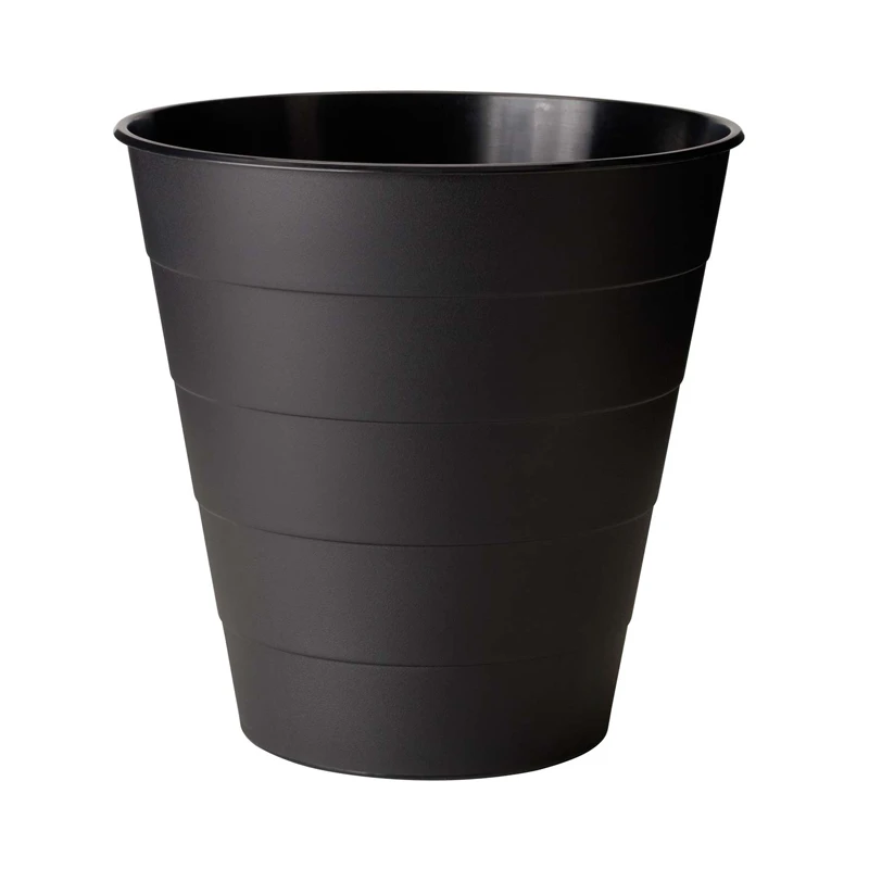 Noleggio Cestino Gettacarte Nero plastica